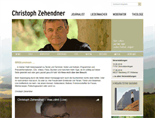 Tablet Screenshot of christoph-zehendner.de